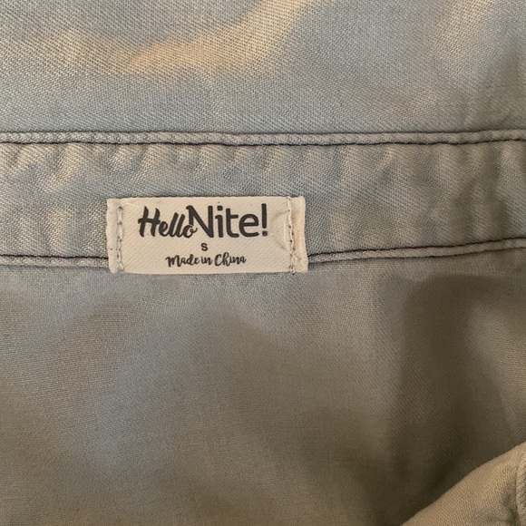 Hello Nite gorgeous fabulous baby blue jumpsuit with lots of pockets - Picture 14 of 15